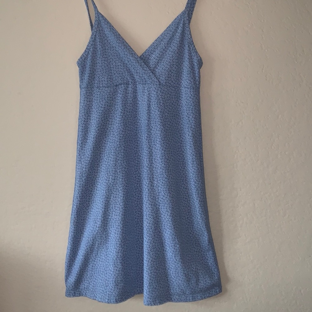 Light blue and white floral sundress. Size S from Brandy Melville.